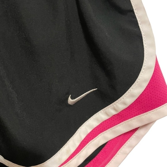 Nike Black and Pink Dri Fit Shorts With Liner Size Medium - Picture 3 of 6